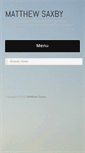 Mobile Screenshot of matthewsaxby.com